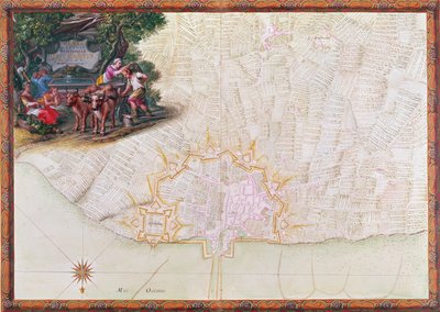 Ms. 988, Tome 3, fol. 39 Map of the town and citadel of Saint-Martin, Ile de Ré, from the 